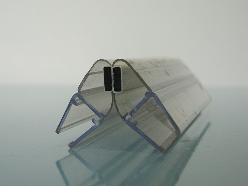 Duschkabinen Magnetdichtung Set Oria für 10-12 mm Glasstärke, Magnetprofil 90°