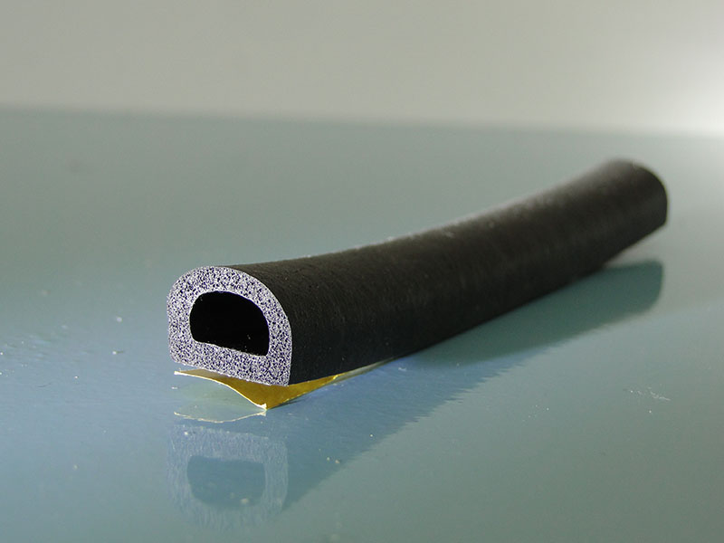 Bona 15x12mm selbstklebend Moosgummi Hohlkammerdichtung