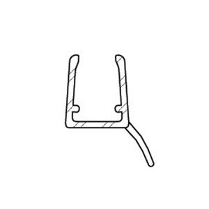 Duschkabinen Aufsteckdichtung Meera