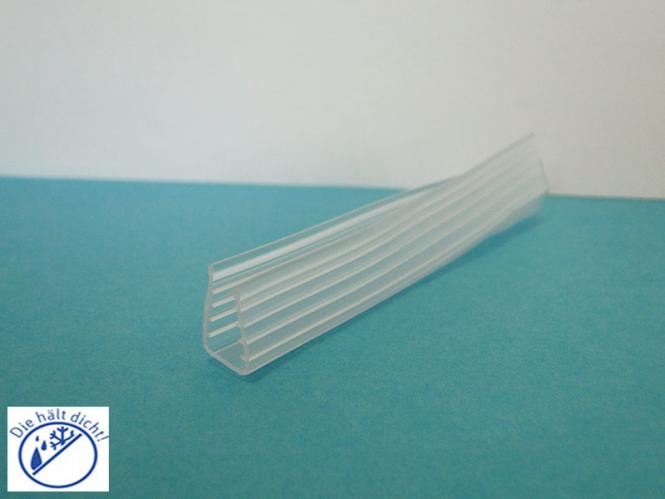 Hö: 11,5mm, Br: 8mm, Glas 5-6mm Kappa U-Profil