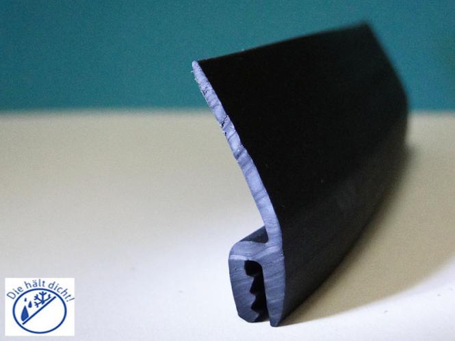 Hö: 28mm, Br: 7mm, Kl: 1,5-2mm Kantenschutz mit Wasserabweislippe