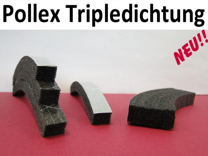 Pollex Tripleklebedichtung Hö: 8 x Br: 10mm anthrazit