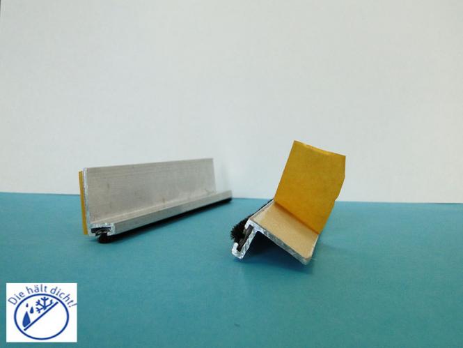 Alu-Klebe-Bürstenschiene Quana