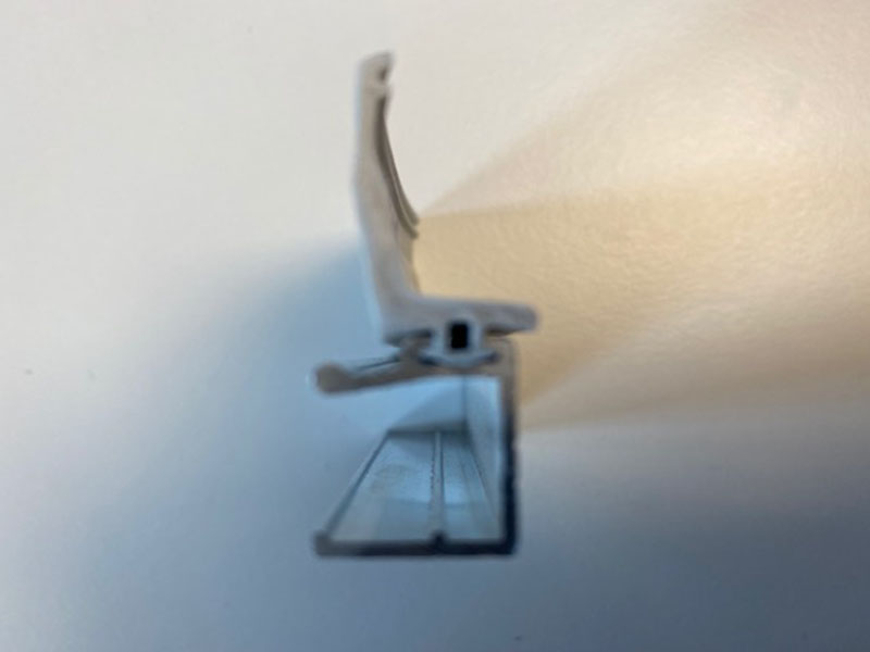 Seitenglaswand Schiebetürdichtung Jina für 10mm Glas