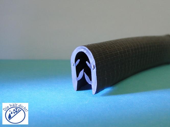 Bartomo Hö: 17mm, Br: 12,3mm, Kl: 4-6mm Kantenschutzdichtungen mit Metallklemmband