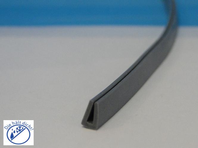 Bonoventuno Hö: 10mm, Br: 7mm  Silikon U-Profil