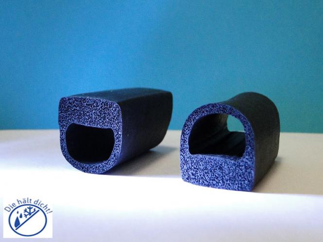 Carolita 20x20mm nicht selbsklebend Moosgummi Hohlkammerdichtung