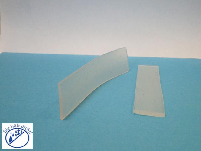Silikon-Rechteckstreifen Aris Hö: 3mm, Br: 10mm