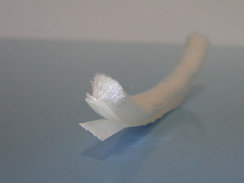 Bürstendichtung weiss Waldu  6,7 x 8mm