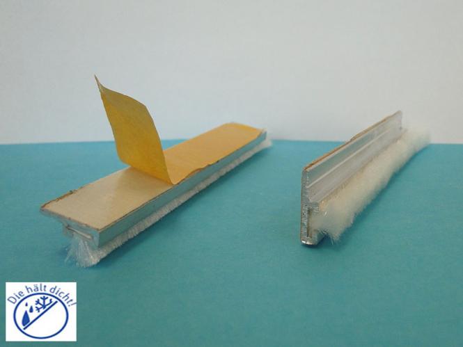 Alu-Klebe-Bürstenschiene Maite