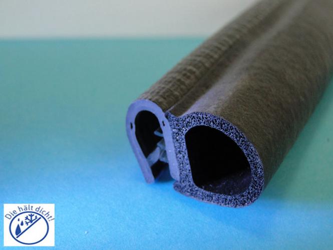 Hö: 14,5mm, Br: 21,9mm, Kl: 2-5mm Kantenschutz mit Metallklemmband