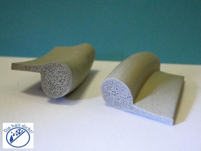 Asgera Hö: 14mm, Br: 30mm, Moosgummi Fahnenprofil