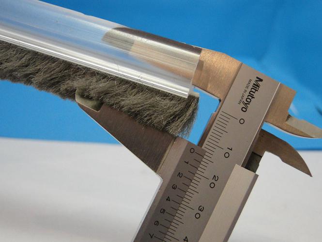 Menorca für 10mm Glas gerade zulaufende Glaswanddichtung