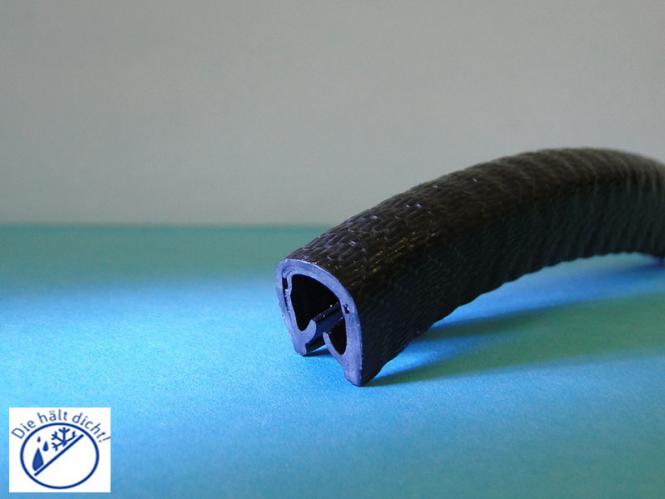 Aristea Hö: 13mm, Br: 10mm, Kl: 1-4mm Kantenschutzdichtungen mit Metallklemmband