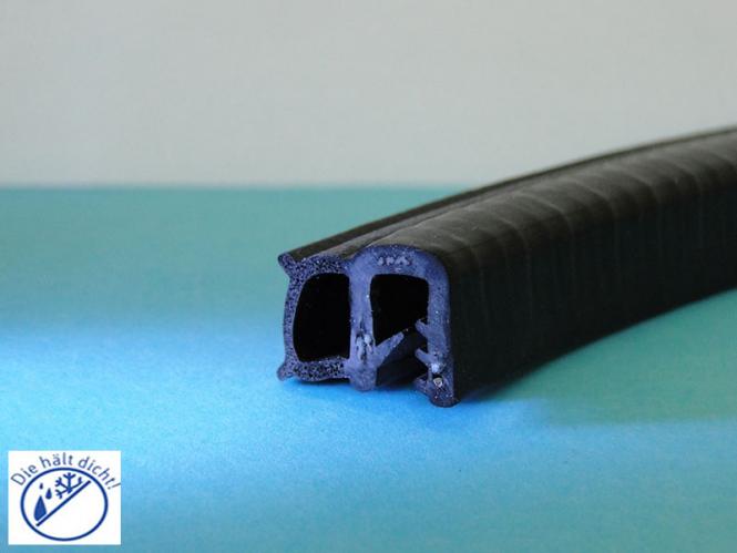 Samulan Hö: 13mm, Br: 16,3mm, Kl: 2mm Kantenschutz mit Metallklemmband