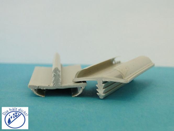 Santes Küchensockelprofil gebogen lichtgrau