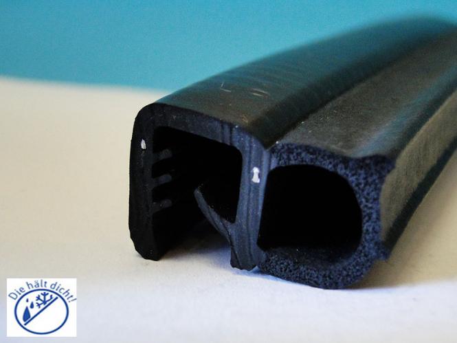 Alession Hö: 14,8mm, Br: 25,5mm, Kl: 4-6mm Kantenschutz mit Metallklemmband