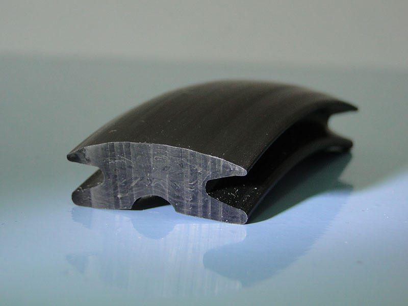 Zierleistengummi Tongo zum aufklemmen auf die vorhandene Metallschiene