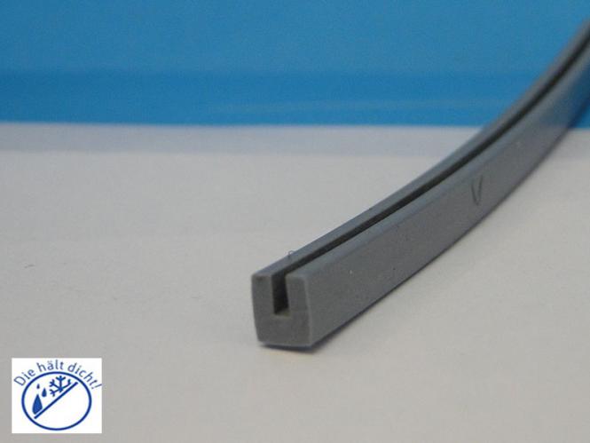 Guspano Hö: 7mm, Br: 6mm  Silikon U-Profil