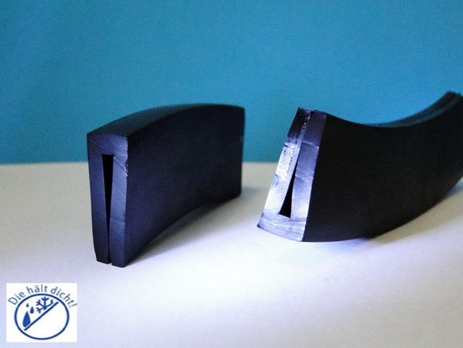Gummi U-Profile Anadeto Höhe: 24 x Breite: 10 mm