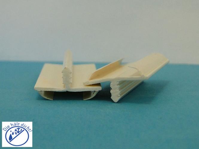 Sino Küchensockelprofil gebogen cremeweiss