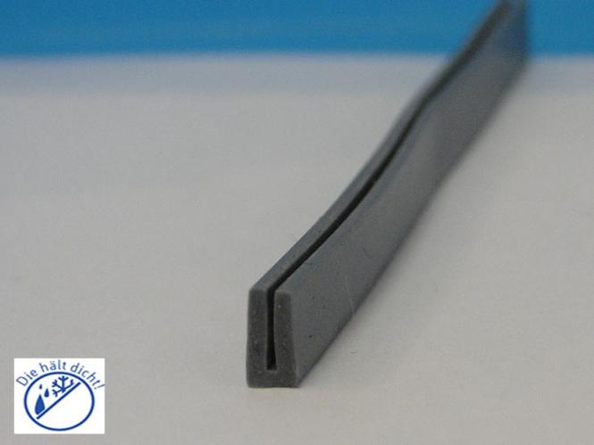Biagio Hö: 8mm, Br: 3,5mm  Silikon U-Profil