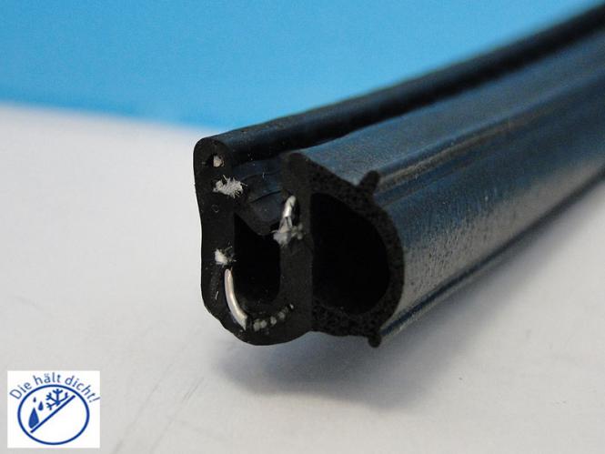 Hö: 11mm, Br: 13,35mm, Kl: 1-2mm Kantenschutz mit Metallklemmband