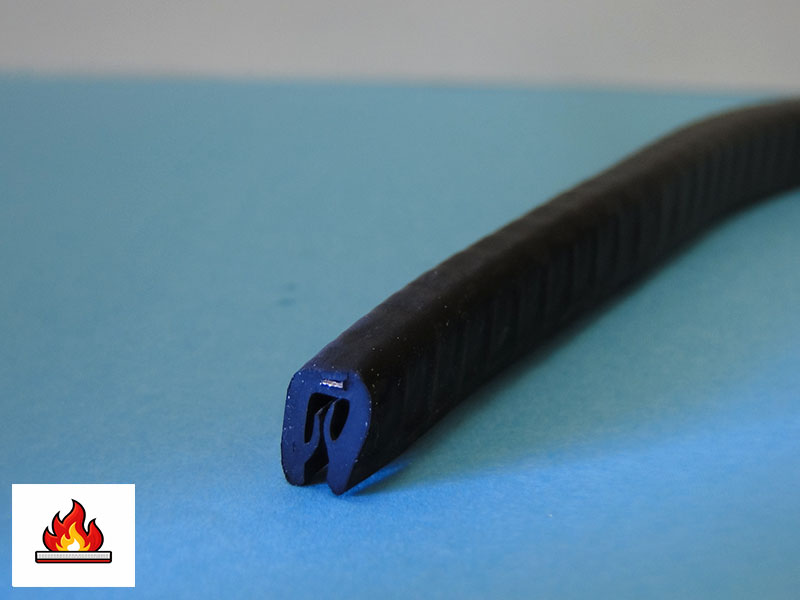 Nerea Höhe: 9mm, Breite: 6mm, Klemmbereich: 1-2mm  Kantenschutzprofil mit Brandschutzqualität