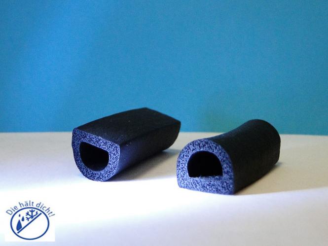 Antonita nicht selbstklebend Moosgummi Hohlkammerdichtung