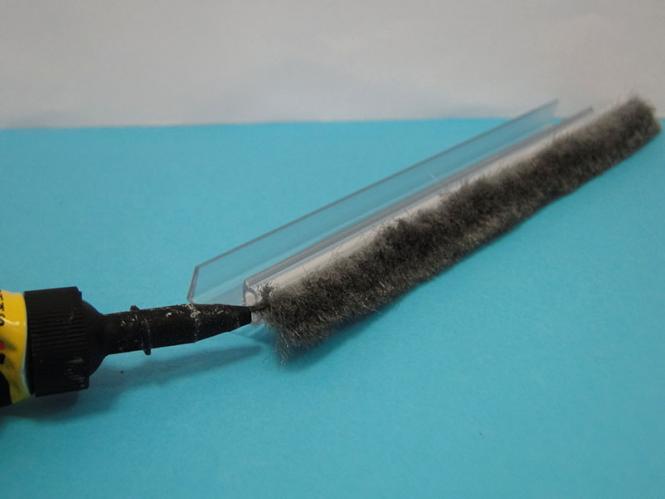 Omora schwarz 10mm Glas Seitenglaswand