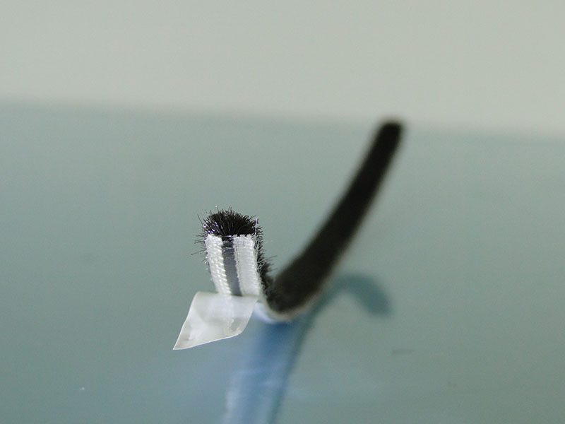 Bürstendichtung Marco einseitig selbstklebend 4,8x3mm schwarz