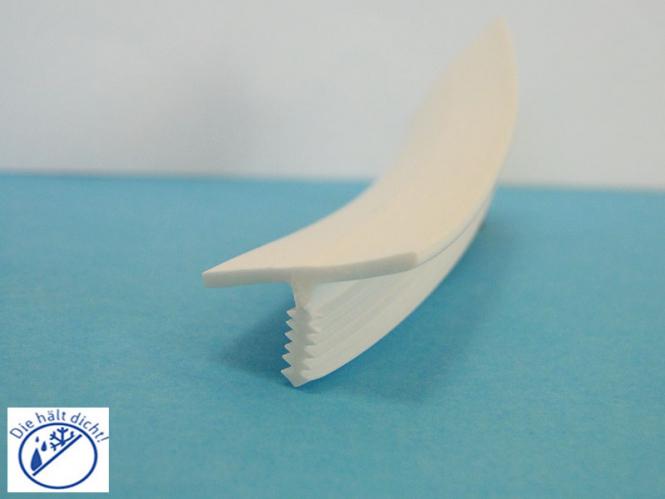 Gummi Spaltdichtung Adiki Papyrusweiss RAL 9018