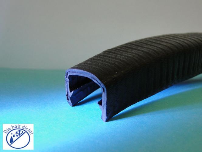 Abril Hö: 15mm, Br: 17mm, Kl: 9-12mm Kantenschutzdichtungen mit Metallklemmband