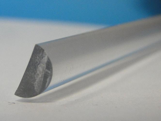 Halbrundstab Lilio Glasklar