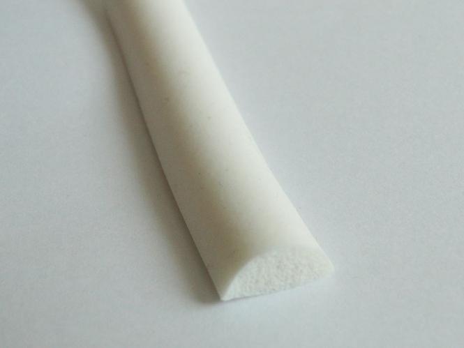 Gera Hö: 7,5mm, Br: 15mm Silikonschaum Halbrundprofil