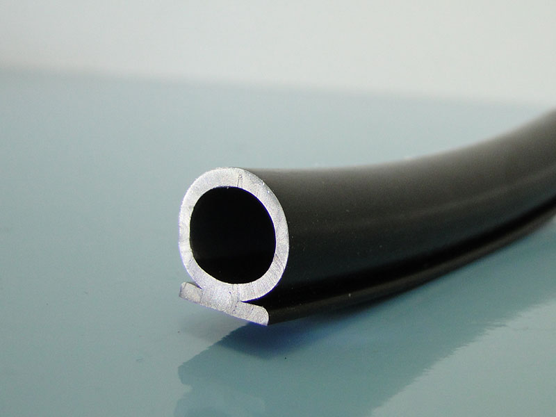 Gummi Rolltorprofil Cieto Höhe: 17 mm, Fußbreite: 15 mm