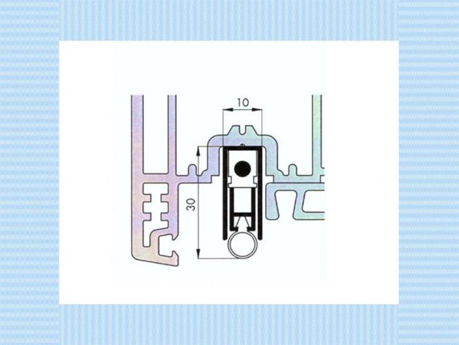 Usda Türbodendichtung mit Silikonhohlkörper