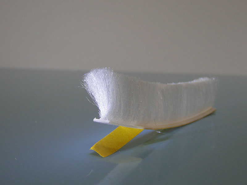 Bürstendichtung weiss Welura  7 x 18mm