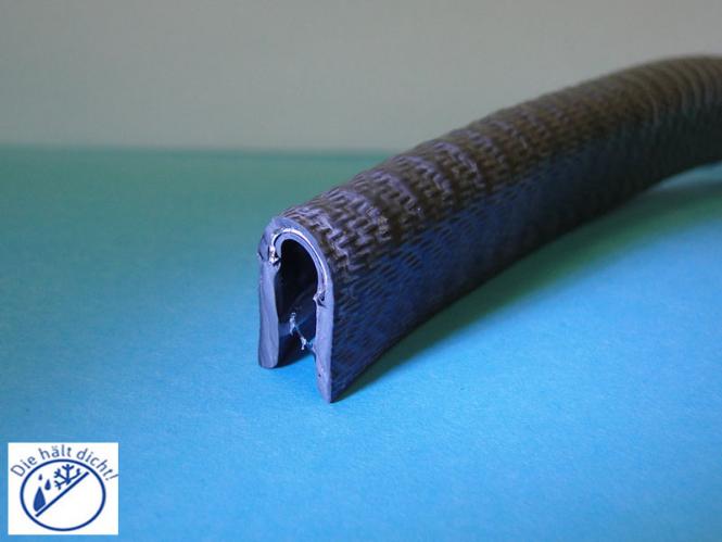 Afrodia Hö: 14,4mm, Br: 10mm, Kl: 1-4mm Kantenschutzdichtungen mit Metallklemmband