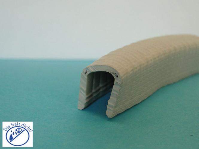 Adora Hö: 15mm, Br: 13mm, Kl: 6-8mm Kantenschutzdichtungen mit Metallklemmband