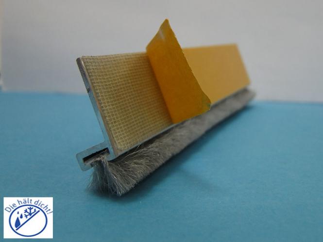 Bürstendichtung mit Kunststoffstreiflippe