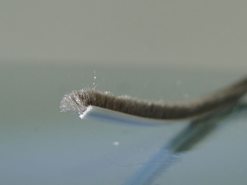 Bürstendichtung Mesu nicht-selbstklebend 5x4mm