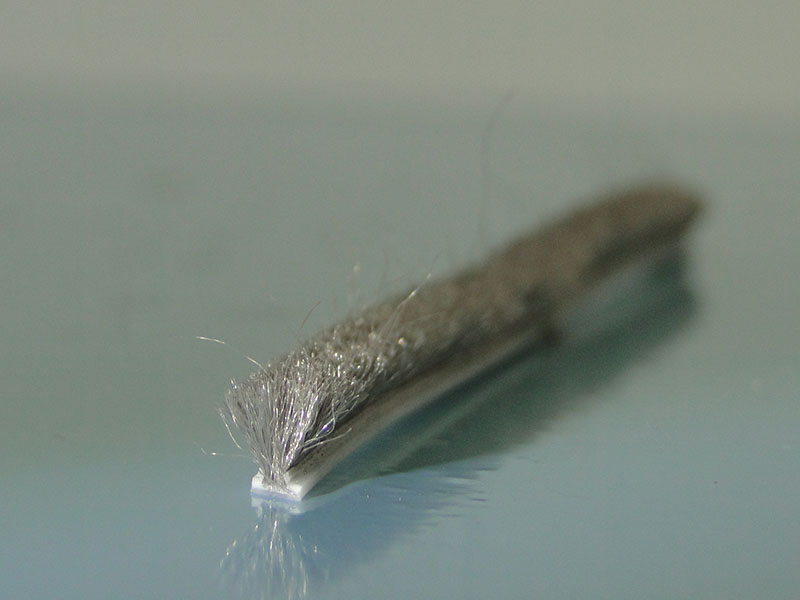 Bürstendichtung Nils nicht-selbstklebend 4,9x12mm grau