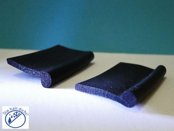 Abelohne Hö: 4mm, Br: 19,5mm, Moosgummi Fahnenprofil