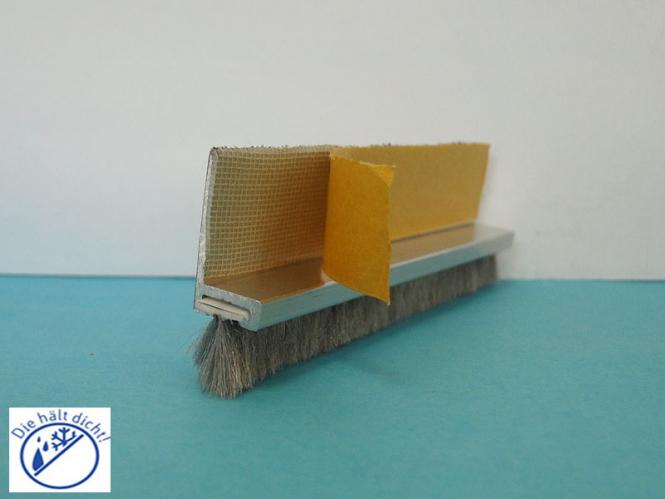 Alu-Klebe-Bürstenschiene Kora