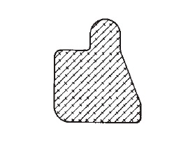 Stahlzargendichtung Bartolom 1 Moosgummidichtung