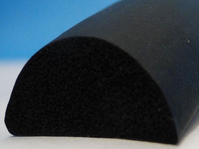 Timoteo Hö: 9,5mm, Br: 20mm, Moosgummi Halbrundprofil