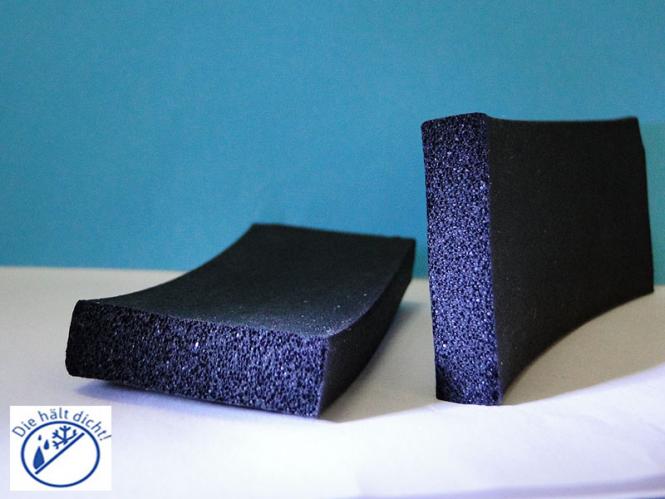 Zumaca Hö: 20mm, Br: 25mm, Moosgummi Rechteckstreifen nicht selbstklebend