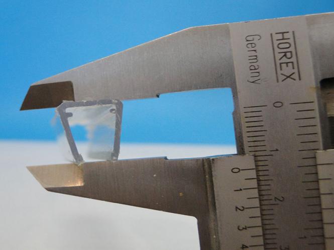 Duschkabinen Aufsteckdichtung Marino für 6-8 mm Glasstärke