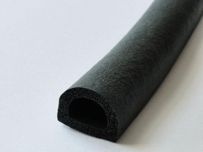 Bonata 15x12mm, nicht selbstklebend Moosgummi Hohlkammerdichtung